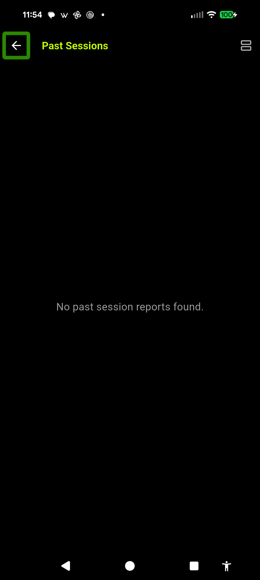 Session Report — Summary Tab (Live Google Pixel Screen)